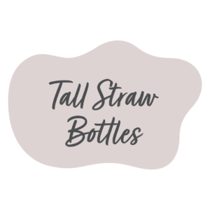 Tall straw bottle